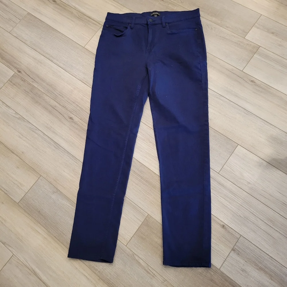BANANA REPUBLIC MEN'S BLUE SUEDE PANTS SIZE 34